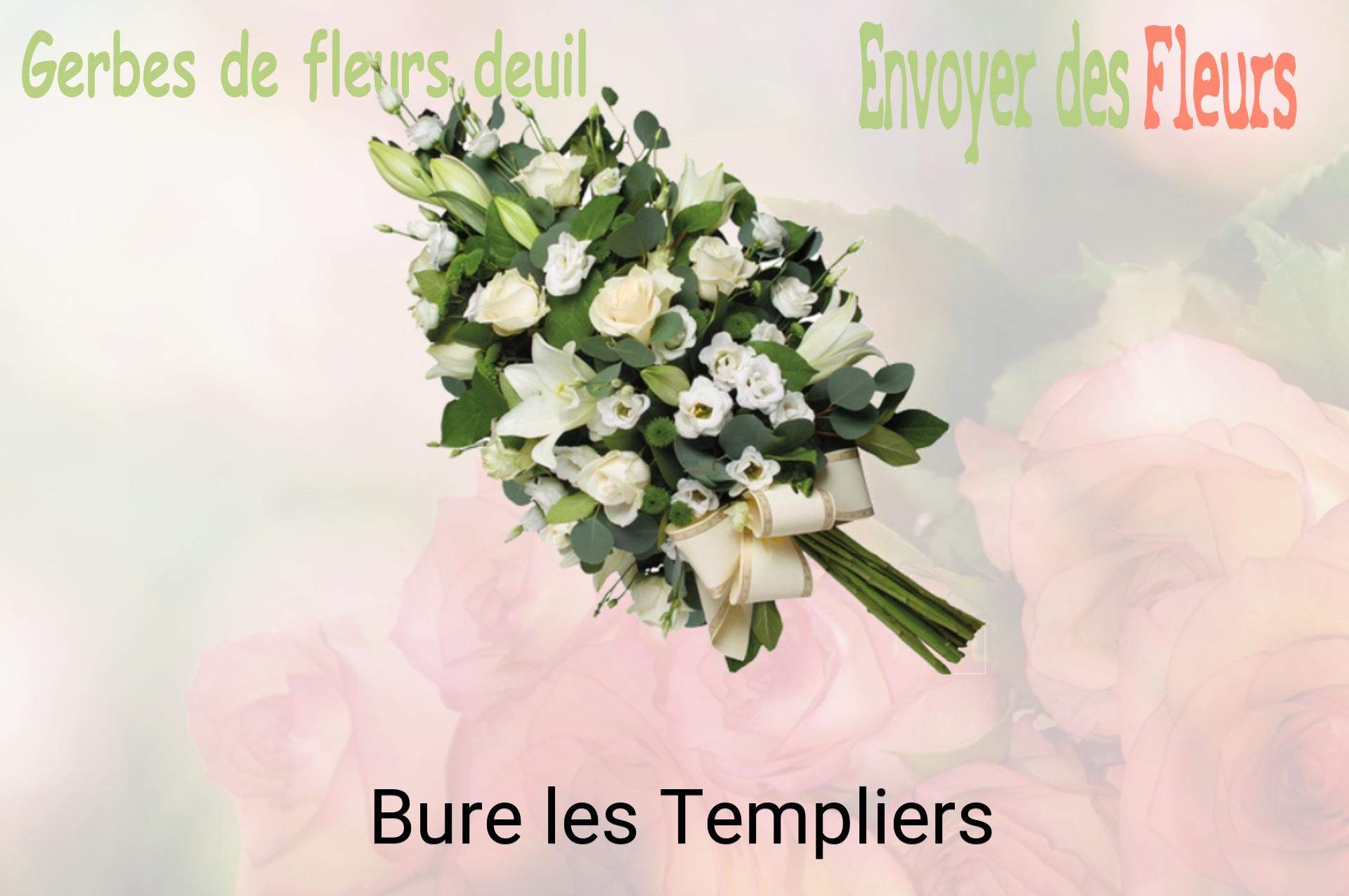 Gerbe de fleurs de deuil livrée à Bure-les-Templiers
